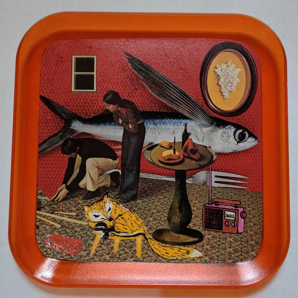 Retro Handmade Tray - Picture 2 of 4